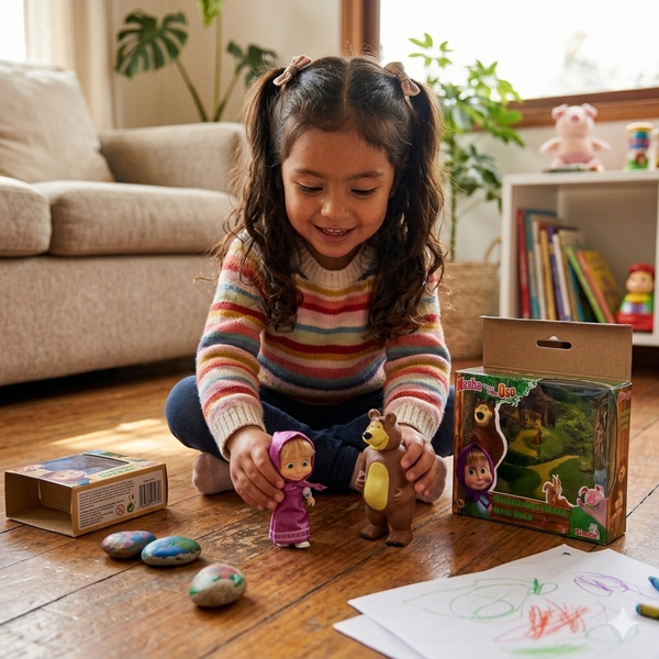 Juguete Muñeca Masha con Oso - Masha Y El Oso - Toyng Chile