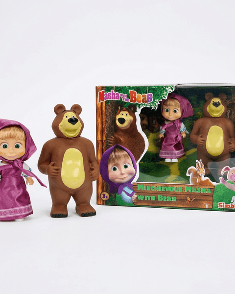 Juguete Muñeca Masha con Oso - Masha Y El Oso - Toyng Chile