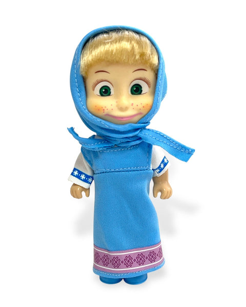 Juguete Muñeca Masha Vestido Celeste - Masha Y El Oso - Toyng Chile