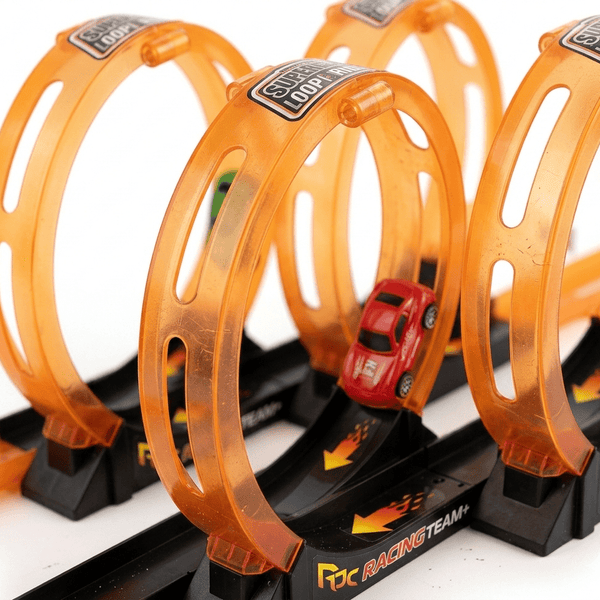 Juguete Pista 38 Piezas 2 Autos Pull Back - Toyng - Toyng Chile