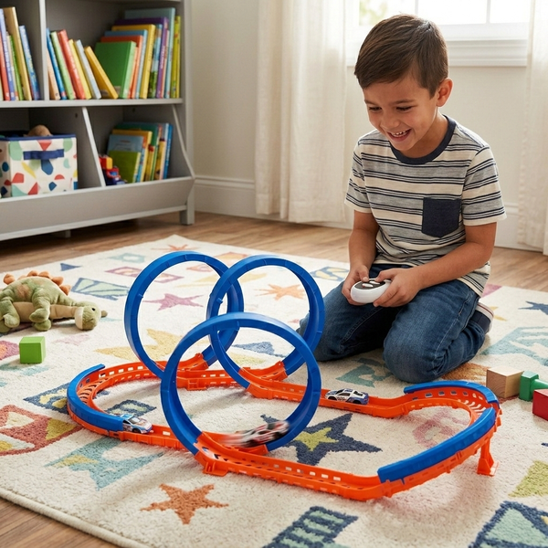 Juguete Pista De Autos De 58 Piezas Con Control - Toyng - Toyng Chile