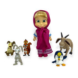 Juguete Set Animales Masha 6 Figuras - Masha Y El Oso - Toyng Chile