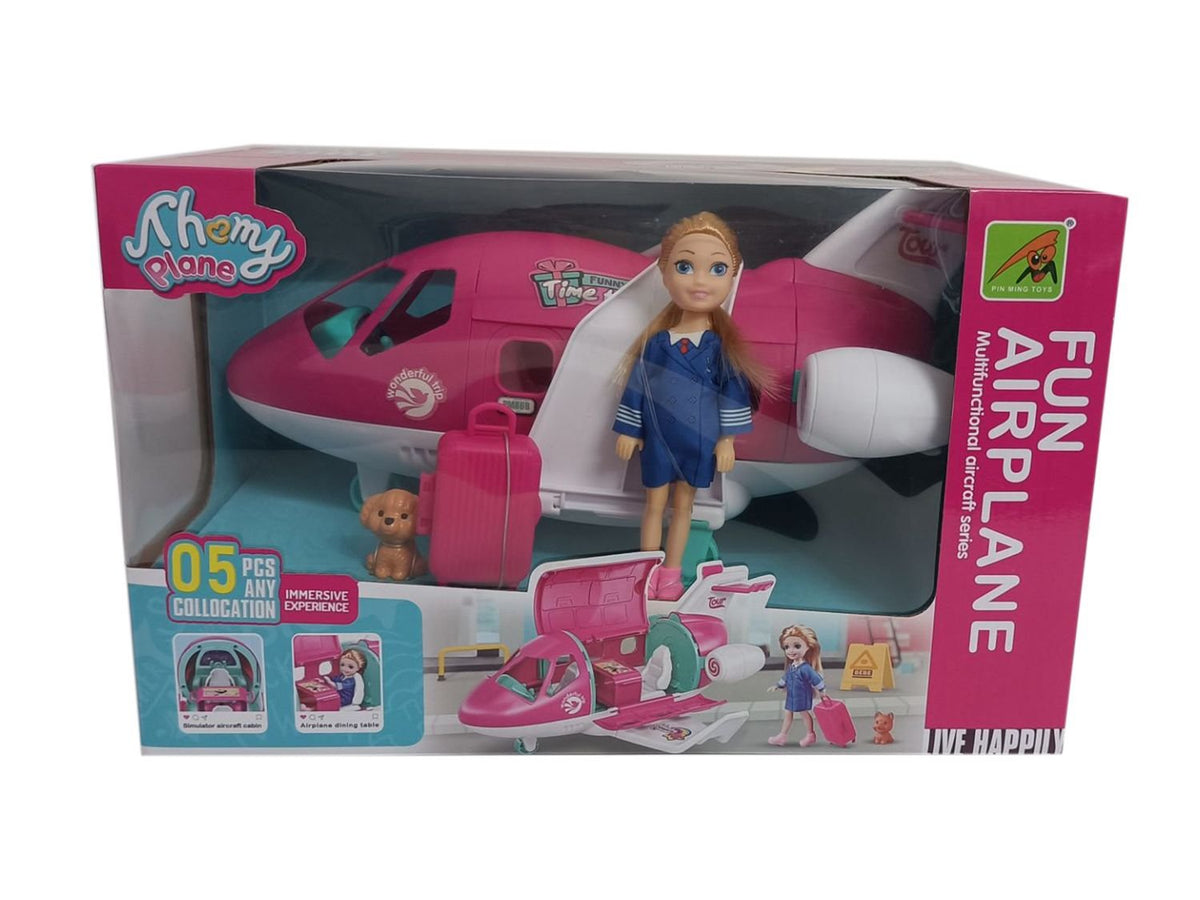 Juguete Set Avión Y Muñeca - Toyng - Toyng Chile