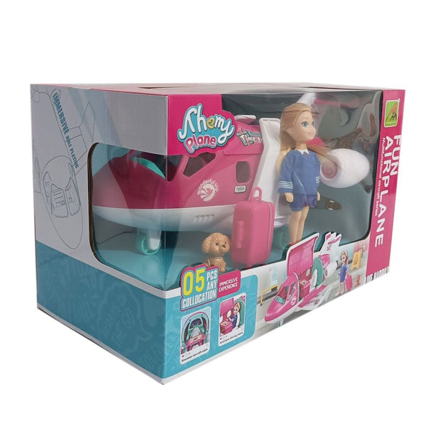 Juguete Set Avión Y Muñeca - Toyng - Toyng Chile