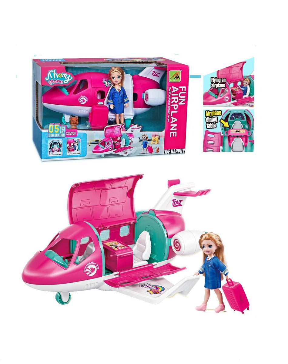 Juguete Set Avión Y Muñeca - Toyng - Toyng Chile