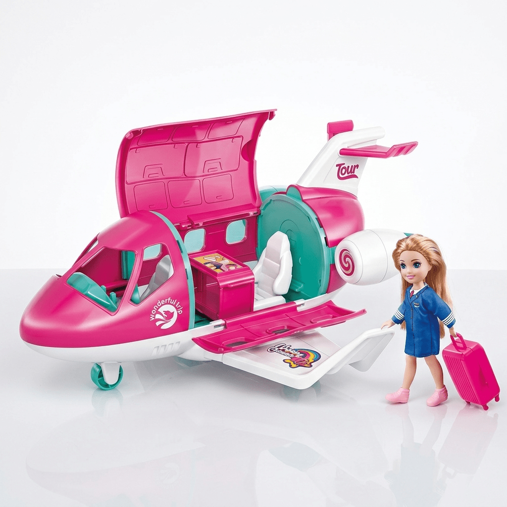 Juguete Set Avión Y Muñeca - Toyng - Toyng Chile