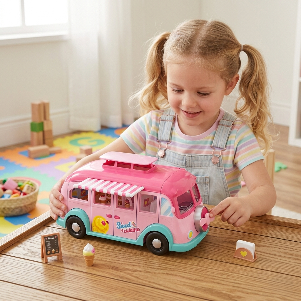 Juguete Set Bus Food Truck Y Muñeca - Toyng - Toyng Chile