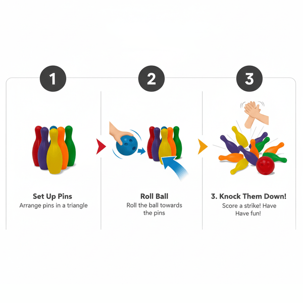 Juguete Set de Bowling 6 Pins + 2 Bolas - Toyng - Toyng Chile