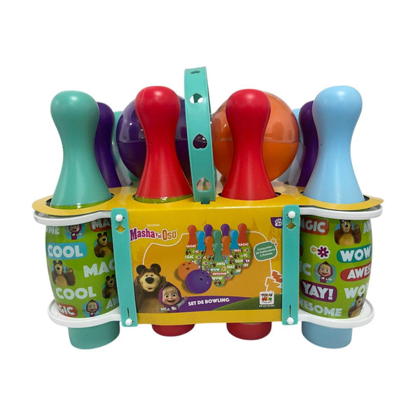 Juguete Set De Bowling - Masha Y El Oso - Toyng Chile