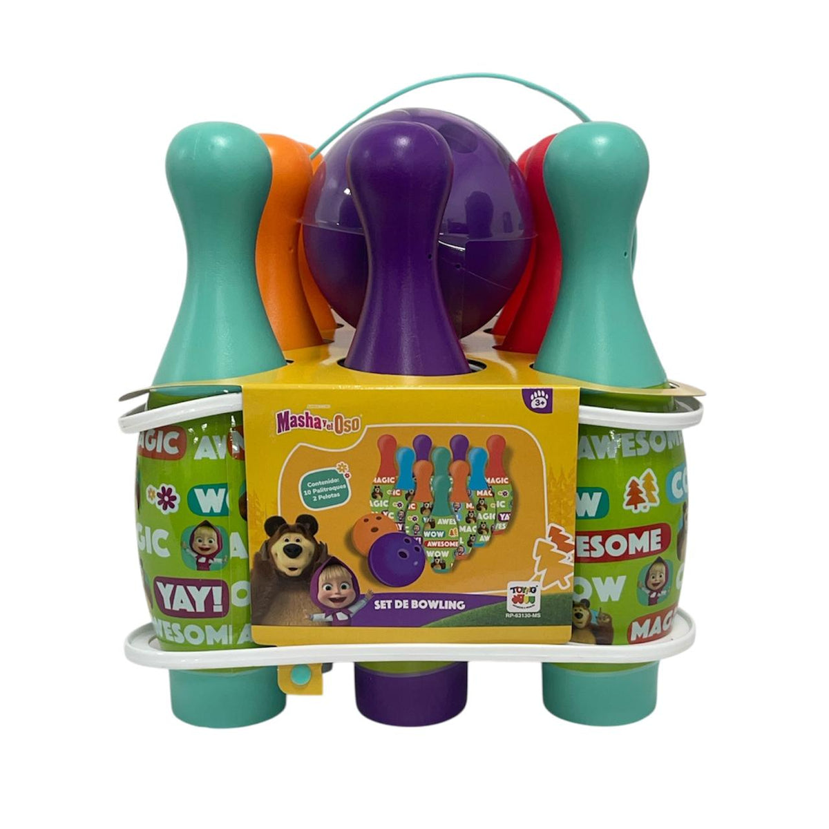 Juguete Set De Bowling - Masha Y El Oso - Toyng Chile