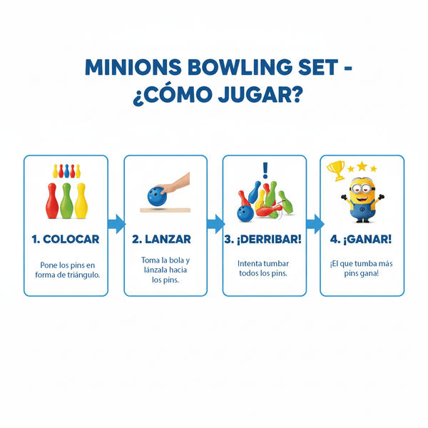 Juguete Set De Bowling Mf - Mi Villano Favorito - Toyng Chile