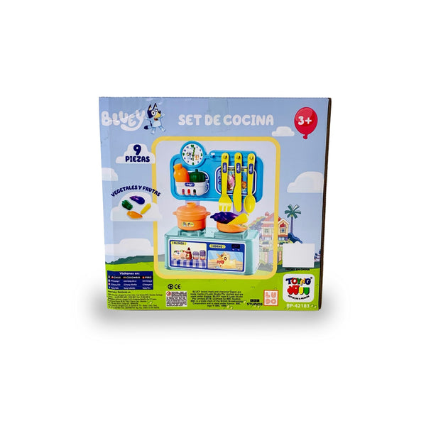 Juguete Set de Cocina Infantil (9) Piezas - Bluey - Toyng Chile