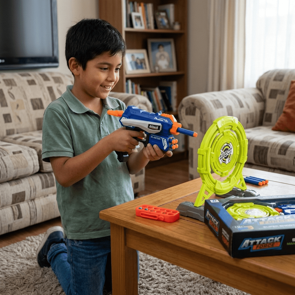 Juguete Set Lanzador, 10 Dardos Y 1 Tablero - Toyng - Toyng Chile