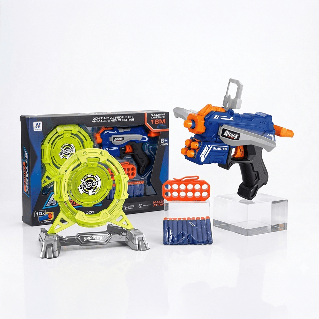 Juguete Set Lanzador, 10 Dardos Y 1 Tablero - Toyng - Toyng Chile