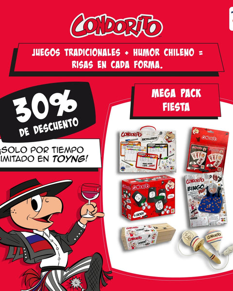 Mega Pack Fiesta Condorito - Toyng Chile