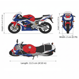 Moto Honda CBR900RR Fireblade Escala 1:18 - Welly - Toyng Chile