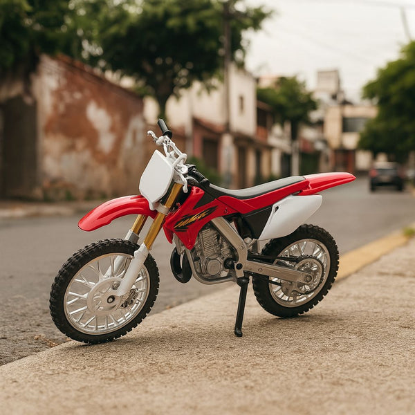Moto Honda CR250R Escala 1:18 - Welly - Toyng Chile
