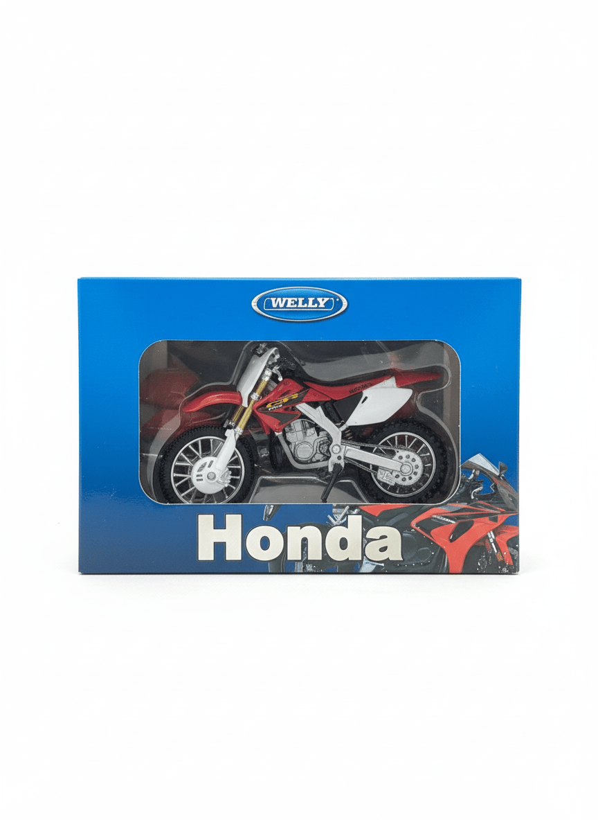 Moto Honda CR250R Escala 1:18 - Welly - Toyng Chile