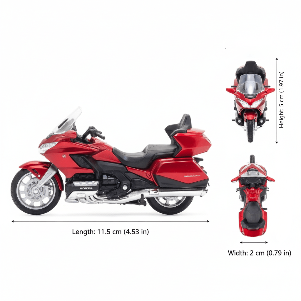 Moto Honda Gold Wing Tour Escala 1:18 - Welly - Toyng Chile