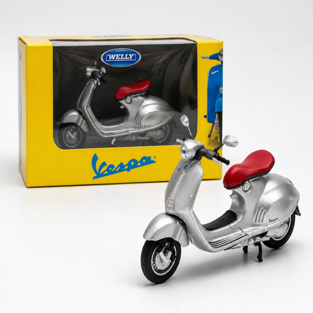 Moto Italiana Vespa 2014 946 Escala 1:18 - Welly - Toyng Chile