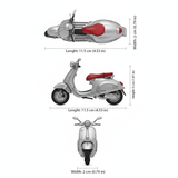 Moto Italiana Vespa 2014 946 Escala 1:18 - Welly - Toyng Chile