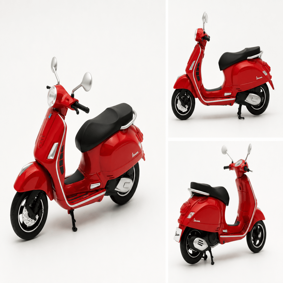 Moto Italiana Vespa GTS 125CC Escala 1:18 - Welly - Toyng Chile