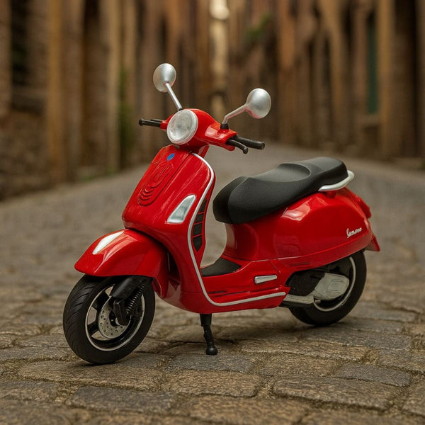 Moto Italiana Vespa GTS 125CC Escala 1:18 - Welly - Toyng Chile