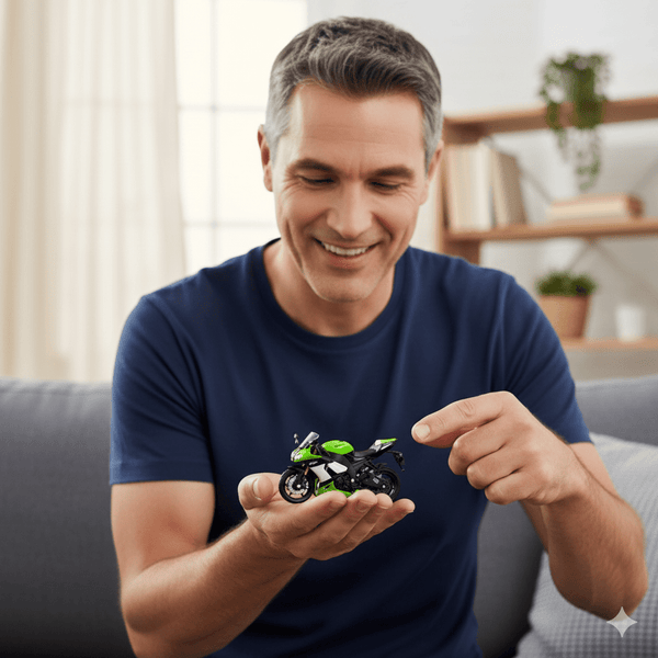 Moto Kawasaki 2009 Ninja ZX - 10R Escala 1:18 - Welly - Toyng Chile