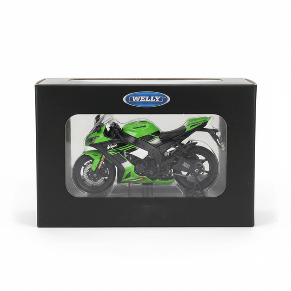 Moto Kawasaki 2009 Ninja ZX - 10R Escala 1:18 - Welly - Toyng Chile