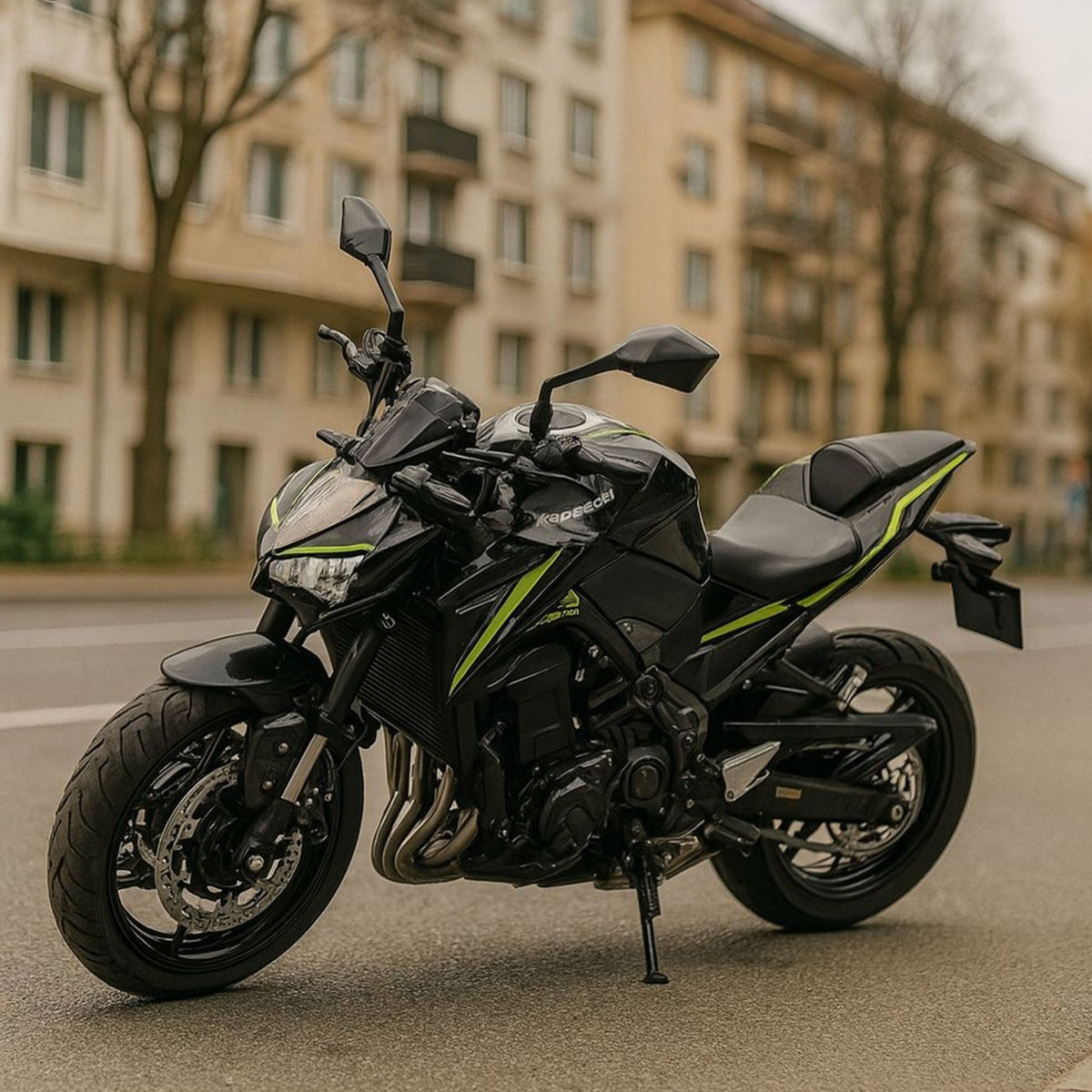 Moto Kawasaki 2017 Z1000 R Escala 1:18 - Welly - Toyng Chile