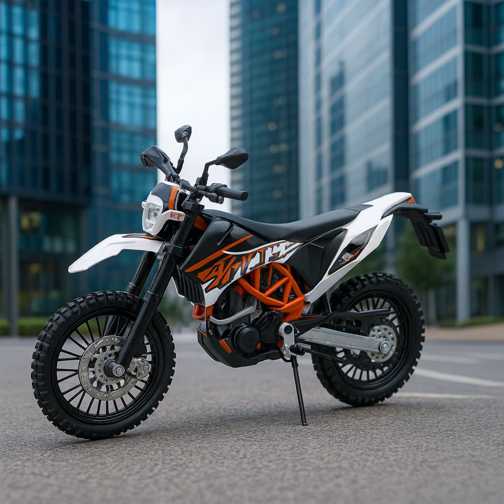 Moto KTM 690 Enduro R Escala 1:18 - Welly - Toyng Chile