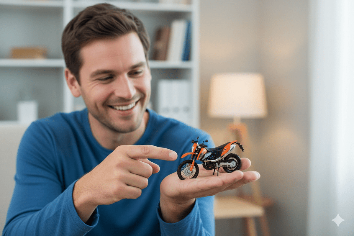 Moto KTM 690 Enduro R Motos Escala 1:18 - Welly - Toyng Chile