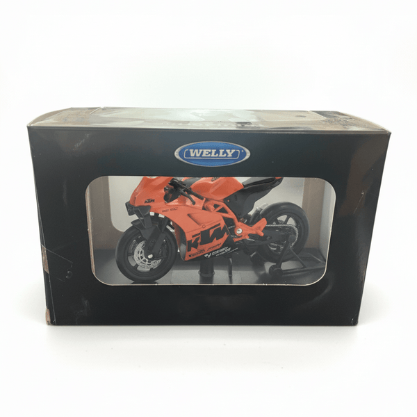 Moto KTM RC 8C Escala 1:18 - Welly - Toyng Chile