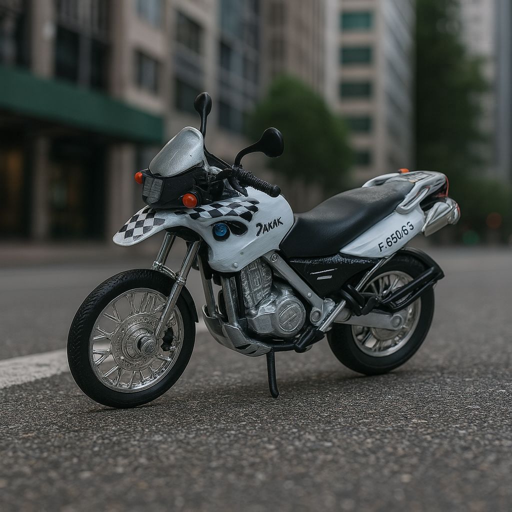Moto MW F650 GS Escala 1:18 - Welly - Toyng Chile
