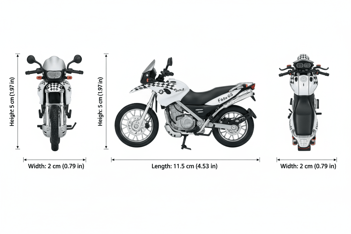 Moto MW F650 GS Escala 1:18 - Welly - Toyng Chile