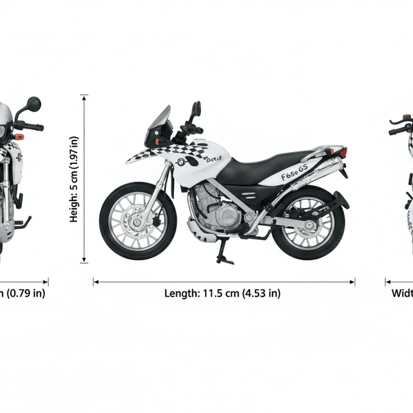 Moto MW F650 GS Escala 1:18 - Welly - Toyng Chile