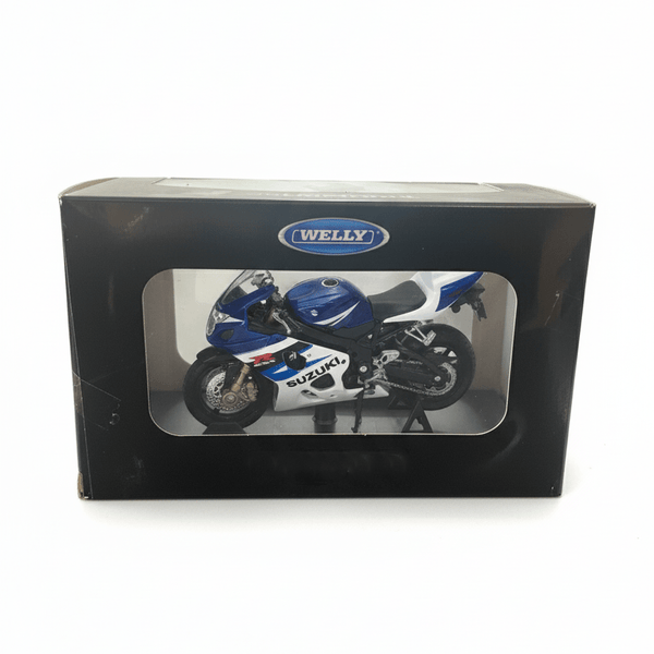 Moto Suzuki GSX - R750 Escala 1:18 - Welly - Toyng Chile