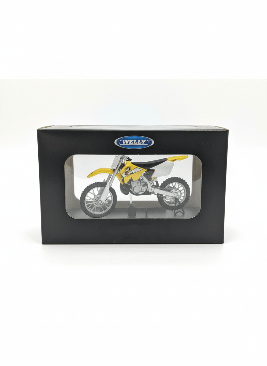 Moto Suzuki RM250 Escala 1:18 - Welly - Toyng Chile