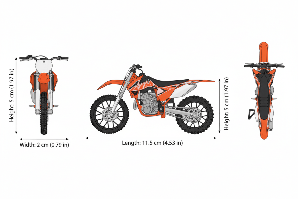 Moto TM 450 SX - F Escala 1:18 - Welly - Toyng Chile