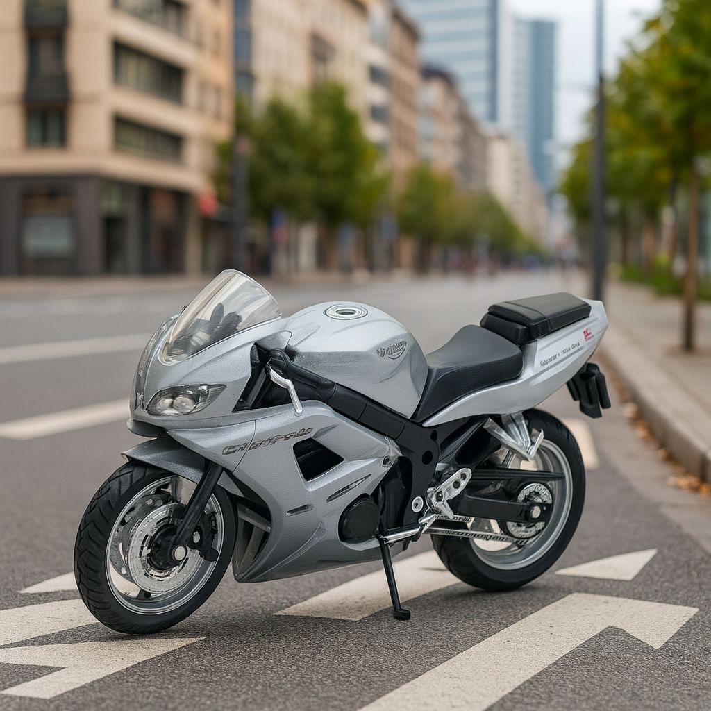 Moto Triumph Daytona 600 Motos Escala 1:18 - Welly - Toyng Chile