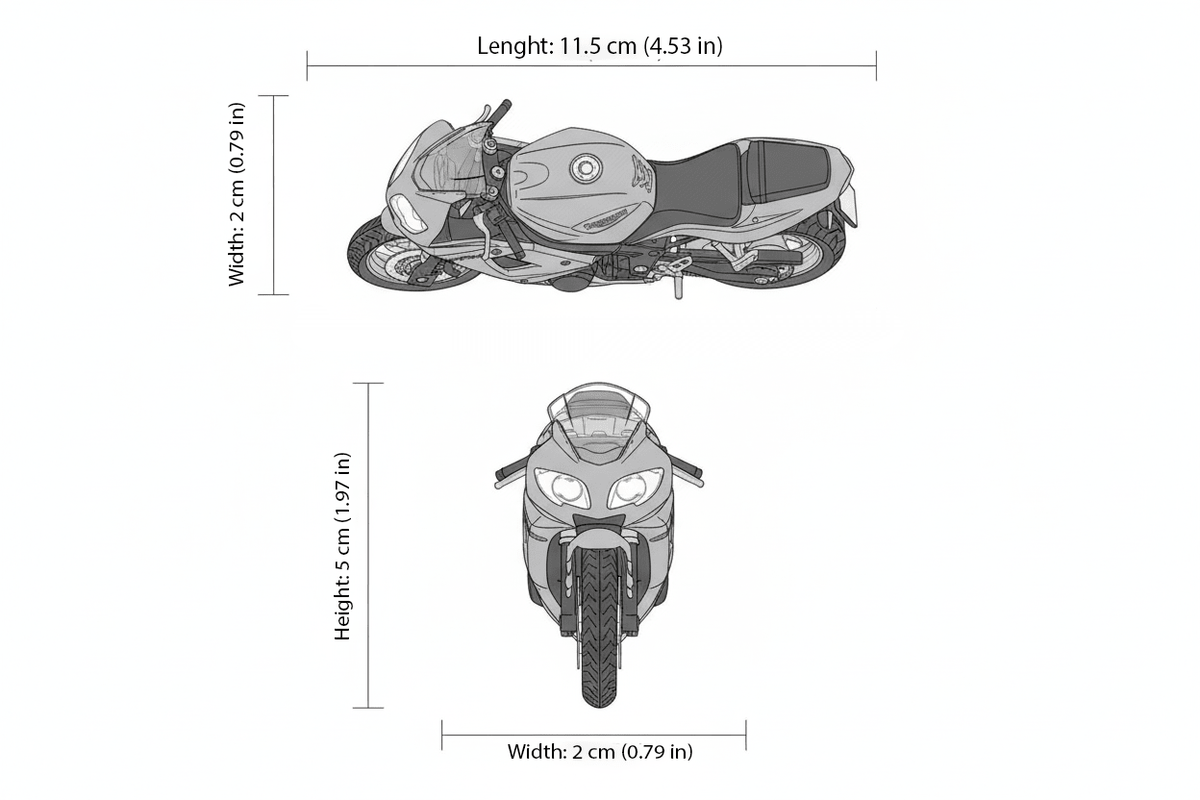 Moto Triumph Daytona 600 Motos Escala 1:18 - Welly - Toyng Chile