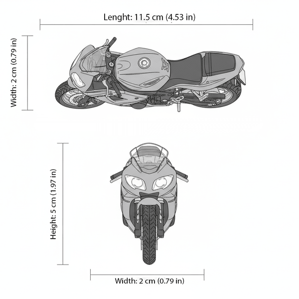 Moto Triumph Daytona 600 Motos Escala 1:18 - Welly - Toyng Chile