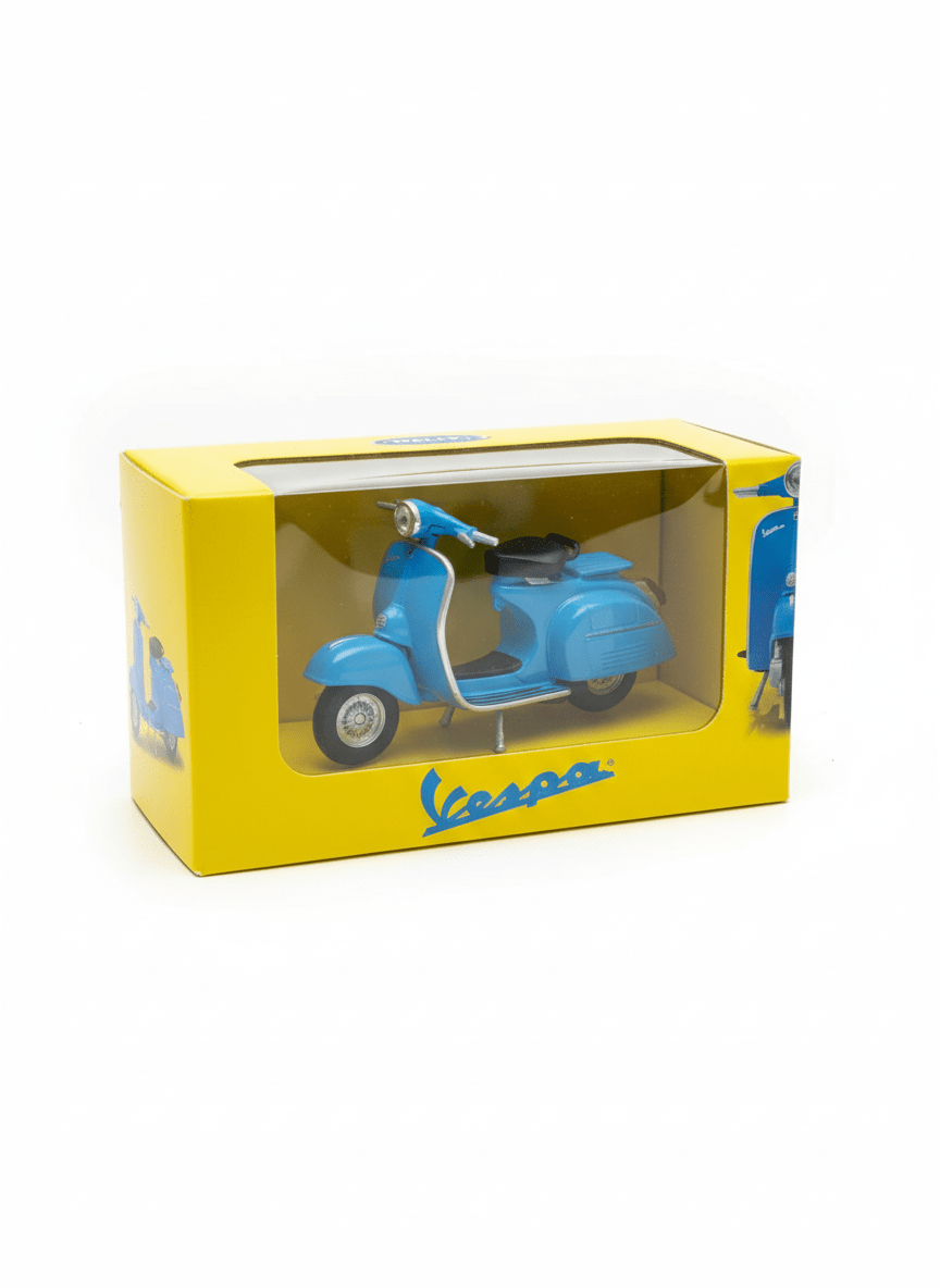 Moto Vespa 1970 150CC Escala 1:18 - Welly - Toyng Chile