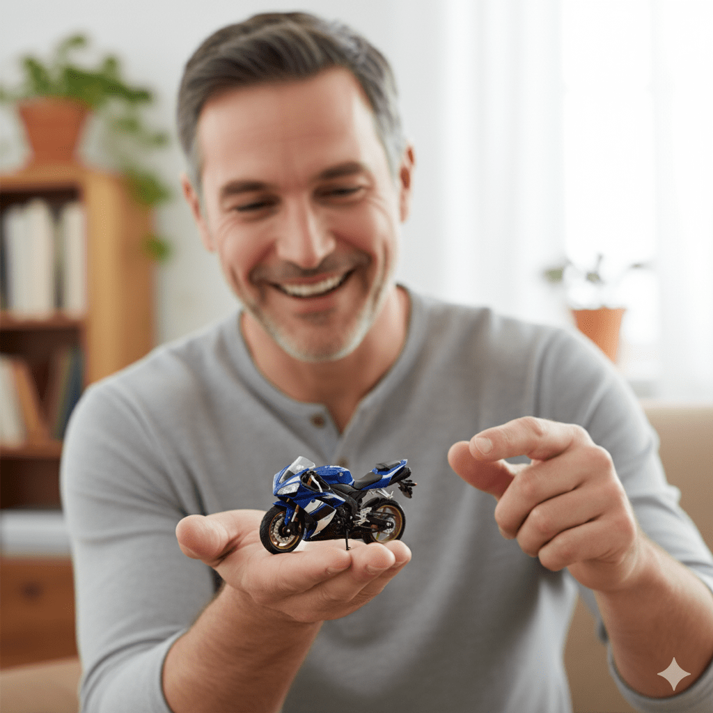 Moto Yamaha 2008 YZF - R1 Escala 1:18 - Welly - Toyng Chile