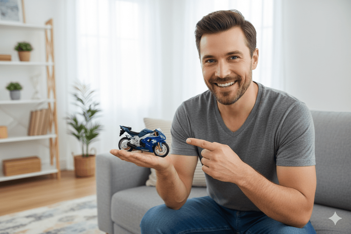 Moto Yamaha YZF - R1 Motos Escala 1:18 - Welly - Toyng Chile