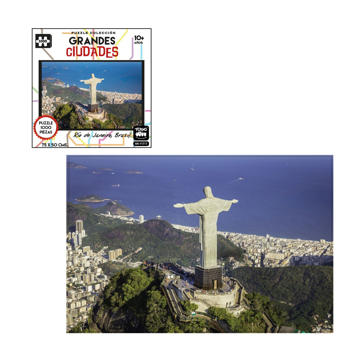 Puzzle 1000 Piezas Grandes Ciudades Atenas - Toyng