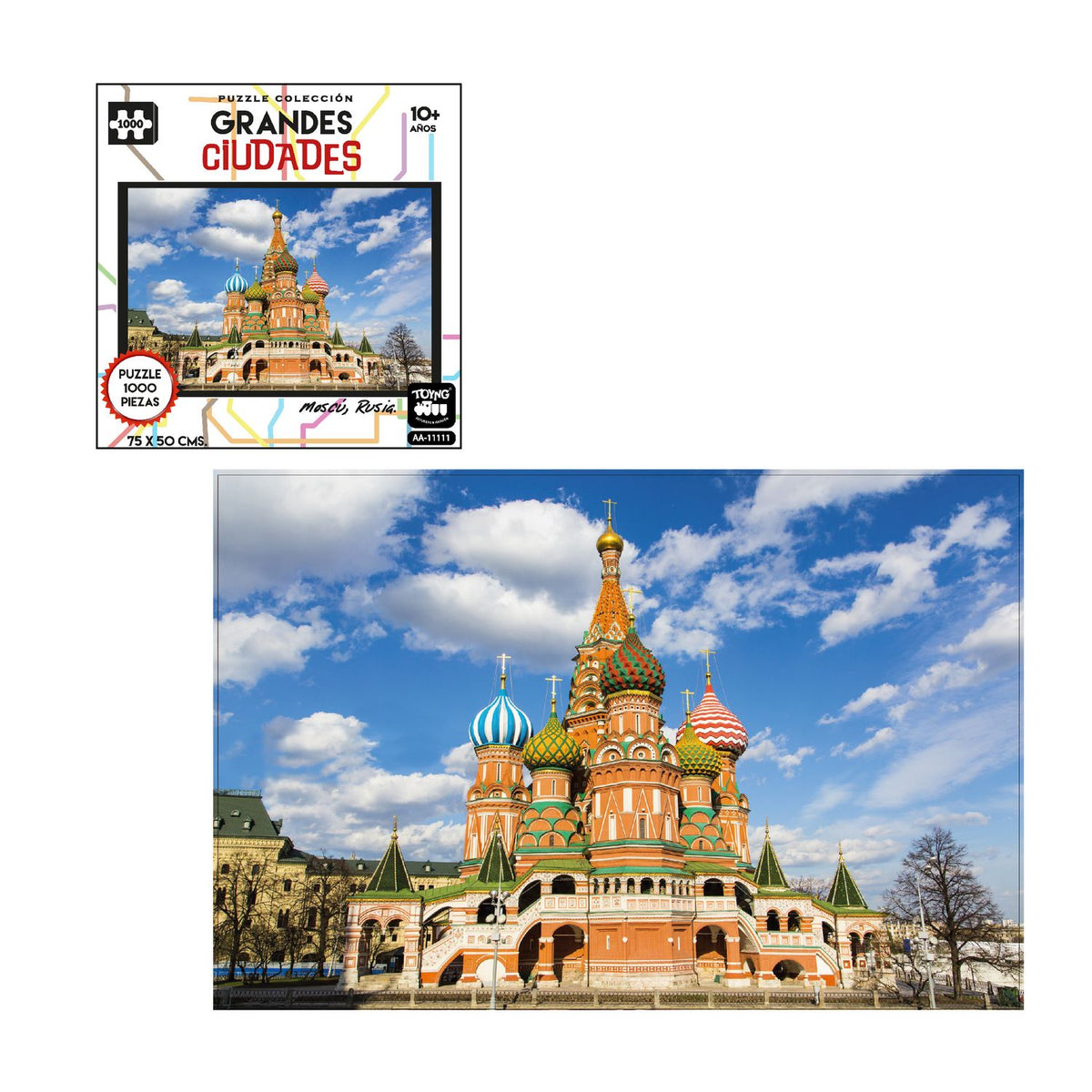 Puzzle 1000 Piezas Grandes Ciudades Atenas - Toyng