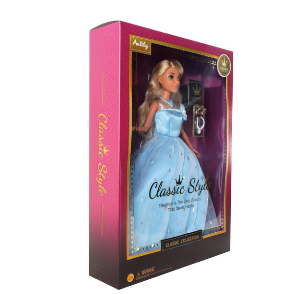 Juguete Muñeca Vestido Celeste - Toyng