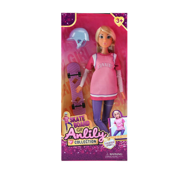 Juguete Muñeca Deporte Skate - Toyng