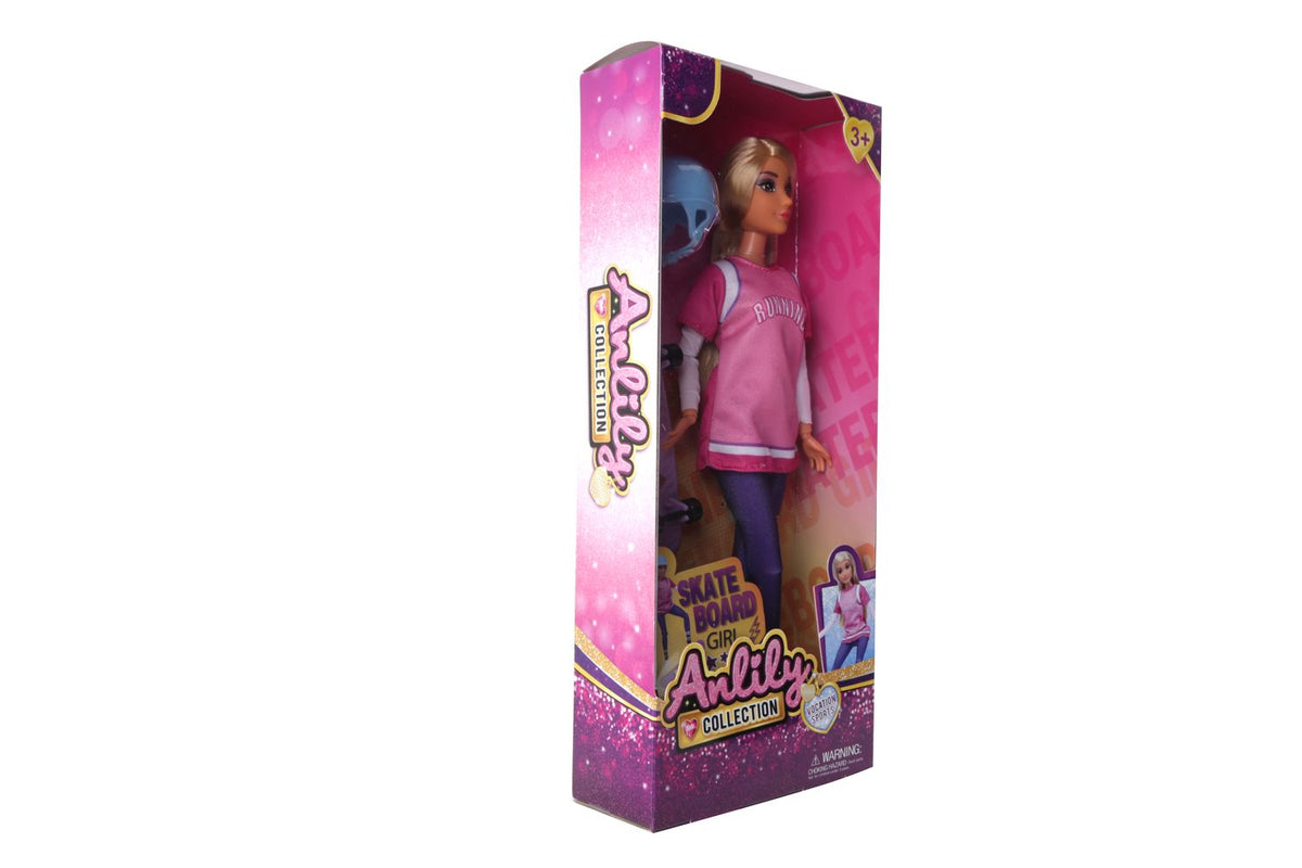 Juguete Muñeca Deporte Skate - Toyng